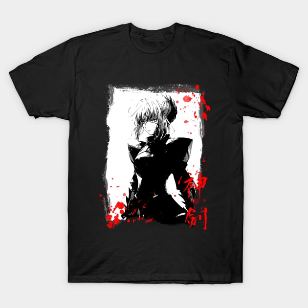 Fate - Saber #04 T-Shirt by Recup-Tout